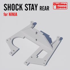 rear-shock-stay-NInja.jpg STL file Rear Shock Stay for Marui Ninja・3D printer design to download