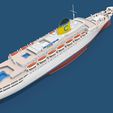 g.jpg CARLA C. Costa Line cruise ship print-ready model