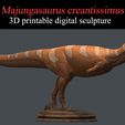 VFB_cover_YT_horizonta-copia.jpg Majungasaurus crenatissimus - Statue for 3D printing