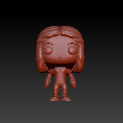 FUNKO POP GIRL 3D model