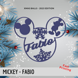 68.png Christmas bauble - Mickey - Fabio