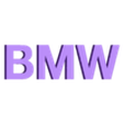 BMW_logo_nobase.stl BMW logo emblem badge with and without base