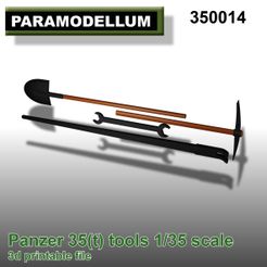 350014-caratula-PARAMODELLUM.jpg 350014 Tools for Panzer 35(t) 1/35 scale