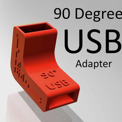 90degreeUSBicon.png Nobble's 90 Degree USB Adapter (Male/Female) Right Angle