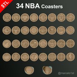 COAST_01.jpg NBA 32 Coaster Pack and 2 Coaster Holder