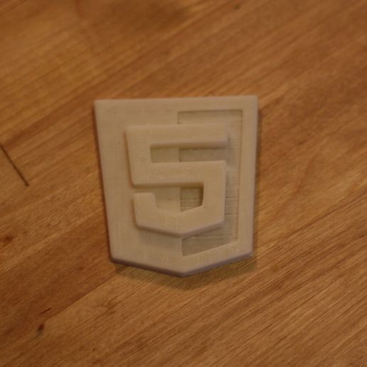 HTML 5 Logo 3D model
