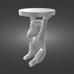 Без-названия-27-render-1.png STL file stand in the form of a baboon・3D printer design to download, LLinda
