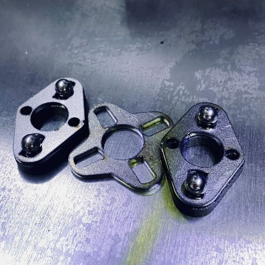 Compact Magnetic Z Anti-Wobble Nut (WobbleX Inspired) | STL + DXF + STEP + F3D 3D model