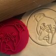 boxer 1.jpg Cookie stamp + cutter - Boxer dog 2