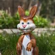 3dprinted_cartoon_easterbunnys_08.jpg Cartoon Bunny for your Garden