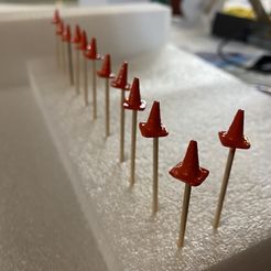 Traffic Cone 1/64 Scale