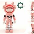 il_fullxfull.5924611569_o5m7.jpg Articulated Axolotl Astronaut by Cobotech, Articulated Toys, Desk Decor, Cool Gift
