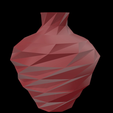 Low-Poly-Twist-vase-Cults4.png VASO TORCIDO LOW POLY