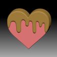 DrippyHeart.jpg Fichier STL SHAMPOING SOLIDE DRIPPY HEART ET MOULE POUR POMPE À SAVON・Plan imprimable en 3D à télécharger