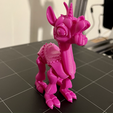 Flexi Print-in-Place llamacornio (llama unicornio)