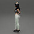 Girl-0030.jpg Girl Posing In Short Shirt Showing Belly 3D Print Model