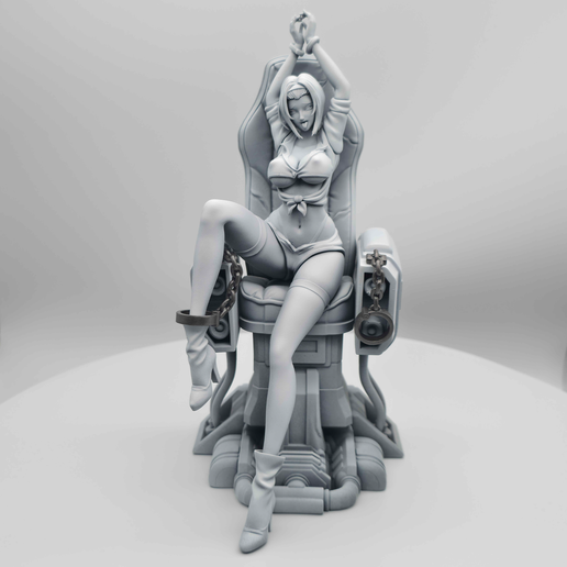 faye_test-print_01.png Faye Valentine - Cowboy Bebop Fan Sculpt for 3D Print - Single Version