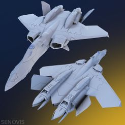 YF-21_RELEASE.jpg Бесплатный 3D файл YF-21 Sturmvogel・Модель для загрузки и 3D-печати, MiniValks