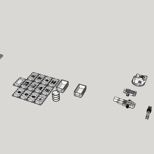 ANPHELION-BASE-ACCESSORIES.jpg ИМПЕРСКАЯ ИССЛЕДОВАТЕЛЬСКАЯ БАЗА КСЕНОСОВ (МОДЕЛЬ GRAIA)