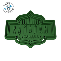 Ramadan-01-2pc_8cm.png RAMADAN (no 1) SET 1 - Cookie Cutter - Fondant - Polymer Clay