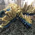 Dragon - Flexi Articulated Monster with moving wings and jaw (print in place, no supports)