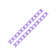 S1_PRO_Y_CABLE_CHAIN.stl ENDER 3 S1 PRO BED CABLE CHAIN + MOUNTING BRACKETRY