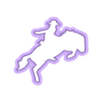 Bucking Bronco with Jockey.stl Western Cookie Cutter Pack