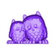 Owls B.stl owls bath bomb mold