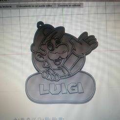 Luigi1.jpg STL file Luigi keychain・3D print design to download, josemtt