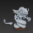 Naga-Sentinel-2.jpg Naga Sentinel - Criatura fantástica mitad serpiente mitad dragón Modelo de impresión 3D