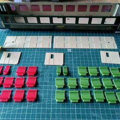 52385cbe-4012-45bc-b115-2dfe083fdedb.jpg Бесплатный 3D файл RhB - Внутреннее оснащение вагонов скоростных поездов (масштаб 1:45 - 0)・Шаблон для загрузки и 3D-печати