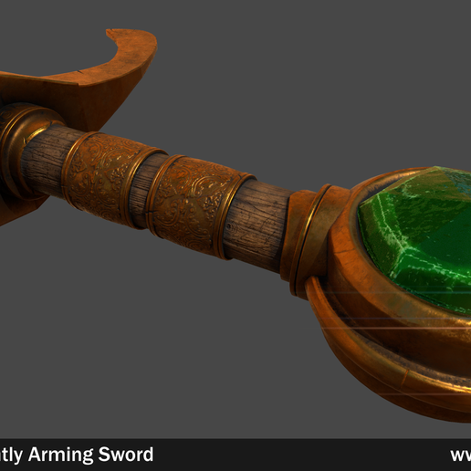 knightly-arming-sword_pommel_v02.png Средневековый длинный меч