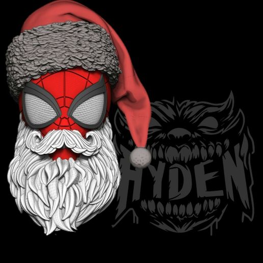 candy.jpg spiderman santa claus head