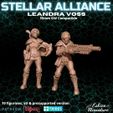 Leandra.jpg Stellar Alliance season 1, 5 heroes in 10 figures - BUNDLE