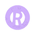 token-with-text.stl R Token (inspired by Rochester Transit Corp. token)