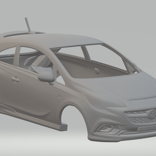 vauxhall corsa vxr 3D model