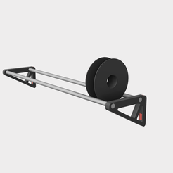 escuadras-filamento-v14_1.png Archivo STL Estantería filamento / Estantería de carrete / Almacenamiento filamento / Spool shelving / Spool storage / Filament storage・Design para impresora 3D para descargar