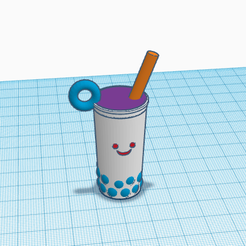 Screenshot-2022-09-24-234841.png Archivo STL llavero de té de burbujas con leche boba・Plan imprimible en 3D para descargar