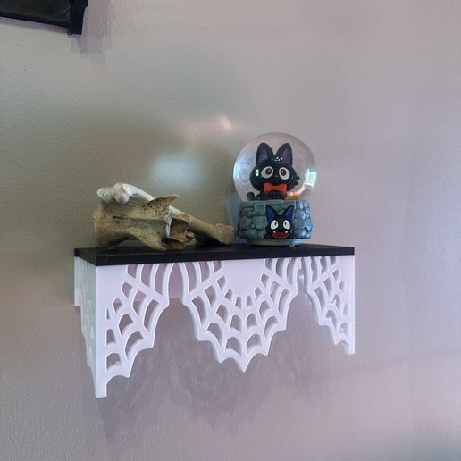 Spider Web Floating Wall Shelf
