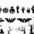assembly9.png HALLOWEEN Art Wall - Set of 252 models