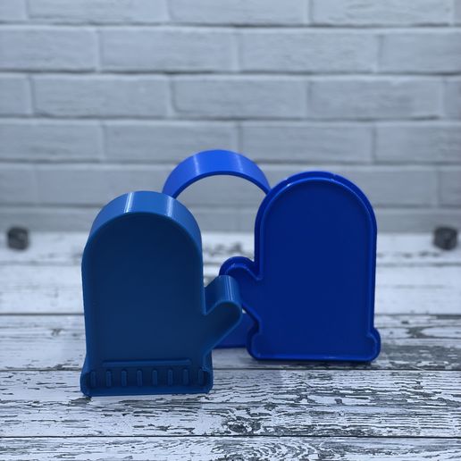 Mitten Bath Bomb Mold-Commercial License 3D model