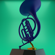 HORN2.png Archivo STL Cuerno Francés Azul de HOW I MET YOUR MOTHER (CÓMO CONOCÍ A TU MADRE)・Objeto de impresión 3D para descargar