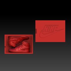 STL file Off-White x Nike Air Jordan 1 Charm・3D printable model to  download・Cults