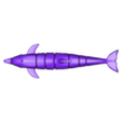 Tiny Dolphin.stl Archivo STL Tiny Sea Friends Flexi・Diseño de impresora 3D para descargar, Boby_Green