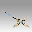 4.jpg Granblue Fantasy Zeta Spear Cosplay Weapon Prop replica
