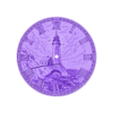 bambu-midnight-lighthouse-clock.stl Часы с полуночным маяком