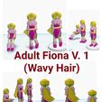 Wavy Hair) oA Gh “ ali Aa ~ | Zoids Set Adult Van, Fiona, Zeke and Zeke Core