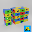 PARED_01.png Building Bloks Cube Stackable Cube Blocks, Stackable Building Blocks Cube