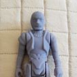 Star Wars .stl Tig Fromm .3D action figure .OBJ Kenner style.