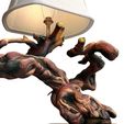 3ddd4.jpg Rustic Nightstand table lamp made of driftwood tree branches 3D model